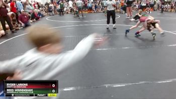90 lbs Quarterfinal - Ryder Larkins, Ninety Six Wrestling vs Reed Winningham, Summerville Takedown Club