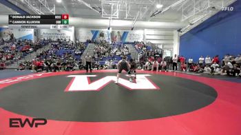 157 lbs Semifinal - Donald Jackson, Wichita East vs Cannon Klukvin, Olathe Northwest