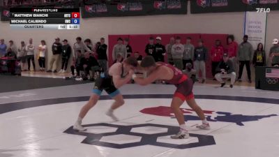 74 kg Quarters - Matthew Bianchi, Arkansas Regional Training Center vs Michael Caliendo, Hawkeye Wrestling Club