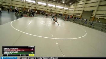 55 lbs Quarterfinal - Lincoln Wilson, Sanderson Wrestling Academy vs Henson Walker, Bountiful