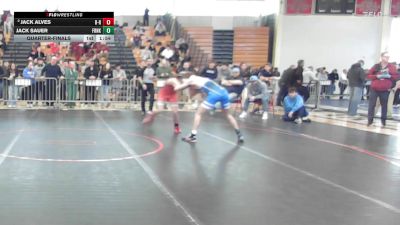 138 lbs Quarterfinal - Jack Alves, Bridgewater-Raynham vs Jack Sauer, Franklin