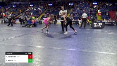 75 lbs Consy 4 - Hailey Tollaksen, Lampeter Strasburg vs Sophia Reiner, Line Mountain