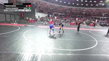 138 lbs Cons. Semi - Maliha Hamidou, Brown Deer Jr Falcons Wrestling Club vs Evelyn Sears, Chilton/Hilbert