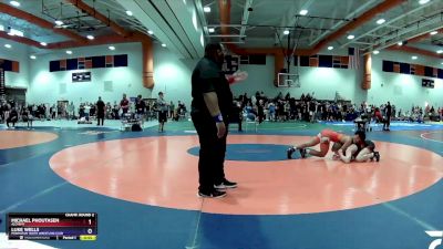 144 lbs Champ. Round 2 - Michael Phoutasen, Alchemy vs Luke Wells, Powhatan Youth Wrestling Club