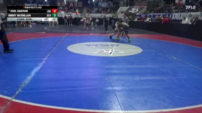 5A 175 lbs Cons. Semi - Joel Gaston, Lincoln vs Jimmy Mcmillan, John Carroll Catholic HS