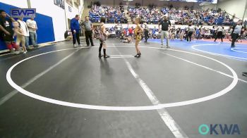 61 lbs Rr Rnd 2 - Kye Travis, Pryor Tigers vs Guy Strickland, Gentry Youth Wrestling