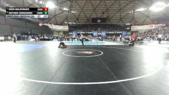 Boys 2A 106 lbs Cons. Round 2 - Antonio Hernandez, Tumwater vs Eden Maldonado, Burlington-Edison