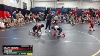 132 lbs Quarterfinal - William Vosburgh, Carolina Reapers vs Kt Beyers, KC Elite Training Center