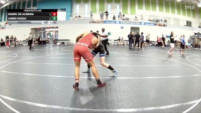 157 lbs Semifinal - Daniel De Almeida, St. Johns Silverbacks vs James Kosza, Wellington Wrestling