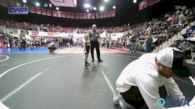 64 lbs Quarterfinal - Ryker Bishop, Tiger Trained Wrestling vs Paisley Tune, Jay Wrestling Club