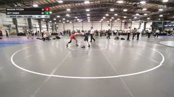 112 lbs Consi Of 4 - Mason Pitzen, OH vs Jett Hines, WV