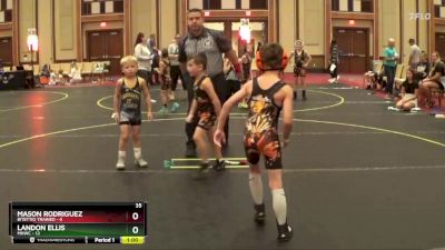 49 lbs Semis & 1st Wrestleback (8 Team) - Landon Ellis, MHWC vs Mason Rodriguez, Bitettio Trained