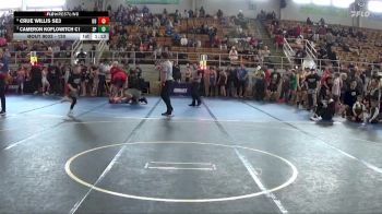 120 lbs Quarterfinal - Cameron Koflowitch C1, Pursuit vs Crue Willis SE3, Ascent Wrestling Club