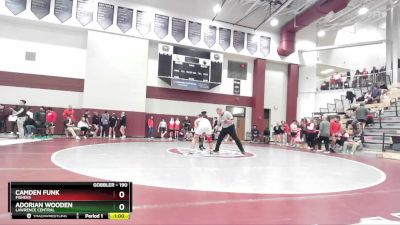 190 lbs Champ. Round 1 - Adorian Wooden, Lawrence Central vs Camden Funk, Fishers