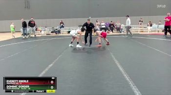 80 lbs Quarterfinals (8 Team) - Everett Eberle, Wolfpack WC vs Dominic Gorder, Team Donahoe - Black
