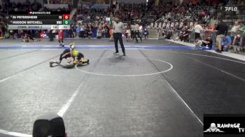 46 lbs Cons. Round 2 - Dj Petersheim, Power House vs Hudson Mitchell, WWC