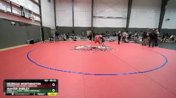 88-92 lbs Round 1 - Hezekiah Worthington, Newberg High School Wrestling vs Hunter Shirley, COBRA ALL-STARS / Cobra Wrestling Systems LLC