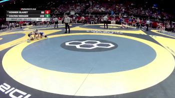 D2-113 lbs Champ. Round 1 - Colton Wenger, Clear Fork vs Konner Blaney, Mar. Highland