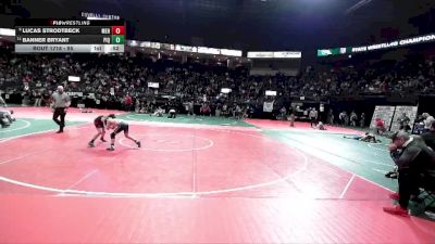 85 lbs Cons. Round 4 - Lucas Strodtbeck, MEN1 vs Banner Bryant, PIQ1