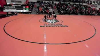106 lbs Champ. Round 2 - Leo Richmond, YORKVILLE (HS) vs Treyden Diduch, FREEPORT (HS)