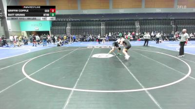 190 lbs Consi Of 32 #1 - Griffin Copple, Cascade vs Matt Grunig, Mountain View ID