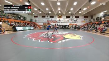 157 lbs Pool A - William Thompson, DouglasSD vs Peyton Klaproth, Shoshoni
