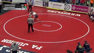 117 lbs Round Of 32 - Jordan Bowser, Dubois vs Rylan Spencer, Saegertown