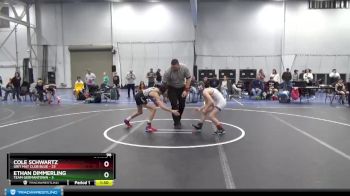 96 lbs Round 1 (6 Team) - Cole Schwartz, Grit Mat Club Blue vs Ethan Dimmerling, Team Germantown
