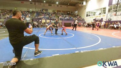 70 lbs Quarterfinal - Emily Robison, Skiatook Youth Wrestling vs Ct Pittman, Victory Christian School
