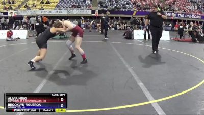 145 lbs Semis & 3rd Wb (16 Team) - Brooklyn Figueroa, Indiana Tech vs Alivia Ming, University Of The Cumberlands