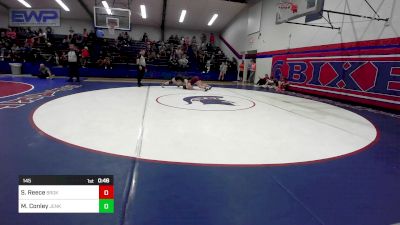 145 lbs Consolation - Sonora Reece, Broken Arrow Girls Junior High vs Mazzy Conley, Jenks Girls High School