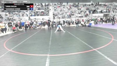 62 kg Quarters - Emma Bacon, Titan Mercury Wrestling Club vs SaVannah Cosme, Southwest Wrestling Club