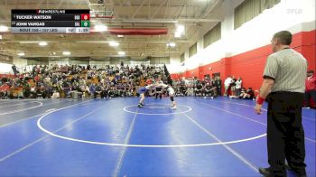 157 lbs Quarterfinal - Tucker Watson, Bedford vs John Vargas, Salem