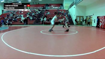 215 lbs 5th Place Match - Carter Raymond, Wadsworth vs Will Krayer, Cle. St. Ignatus
