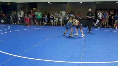 71 lbs Cons. Sub-quarters - Christopher Porto, Team Tugman vs Rockford King, Bobcat Wrestling Club