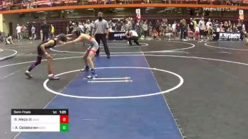 83 lbs Semifinal - Robert Meza III, Unattached vs Alex Oedekoven, Governor Wrestling