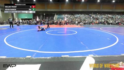 92 lbs Consi Of 8 #1 - Kellen Frost, Team Aggression vs Kevin Ramos, Hillsboro Mat Club