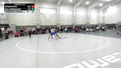 120B lbs Champ. Rd Of 32 - Nathan Booth, Mountain Ridge vs Max Cumberledge, Stansbury