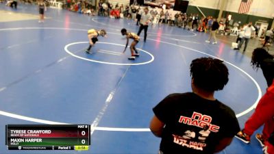 76 lbs Semifinal - Tyrese Crawford, Ready RP Nationals vs Maxin Harper, Holly