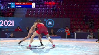 50 kg 1/4 Final - Sarah Hildebrandt, United States vs Lisa Ersel, Germany