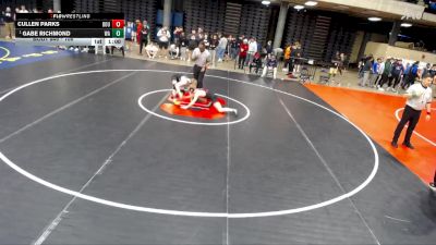 106 lbs Quarterfinal - Gabe Richmond, West Aurora vs Cullen Parks, Bourbonnais