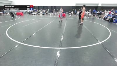 215 lbs Riley Hicks, Oklahoma Red vs Tyler Meeuwsen, Team Michigan Red