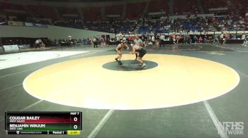 6A-195 lbs Quarterfinal - Cougar Bailey, West Salem vs Benjamin Winjum, West Linn