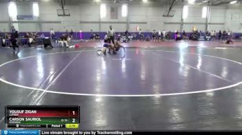 133 lbs Cons. Round 2 - Yousuf Zigan, Luther vs Carson Sauriol, Dubuque