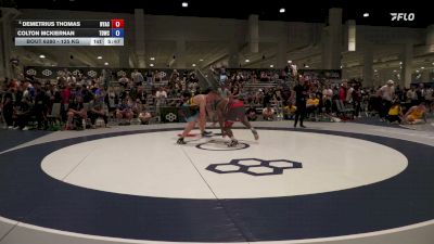 125 kg Champ. Rd Of 16 - Demetrius Thomas, Nyac vs Colton McKiernan, Tiger Den Wrestling Club