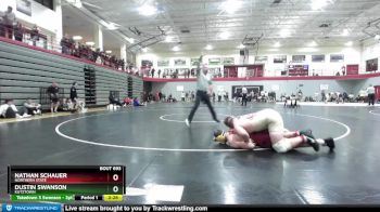 285 lbs Cons. Round 4 - Dustin Swanson, Kutztown vs Nathan Schauer, Northern State