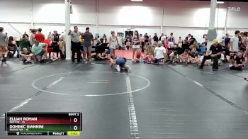 92 lbs Round 1 (6 Team) - Elijah Roman, Buxton vs Dominic Giannini, Savage WA