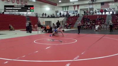 165 lbs 1st Place Match - Olyver Fuller, Camanche vs Brogan Ganshert, Davenport Central