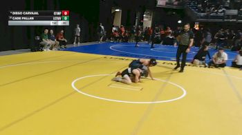 6A 113 lbs Cons. Round 1 - Cade Pallan, Austin Lake Travis vs Diego Carvajal, Katy Tompkins