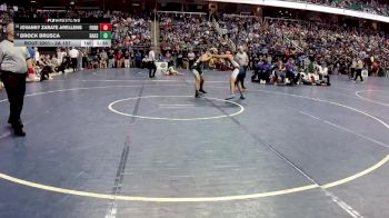 2A 157 lbs Quarterfinal - Jovanny Zarate Arellens, Forbush vs Brock Brusca, Bandys High School